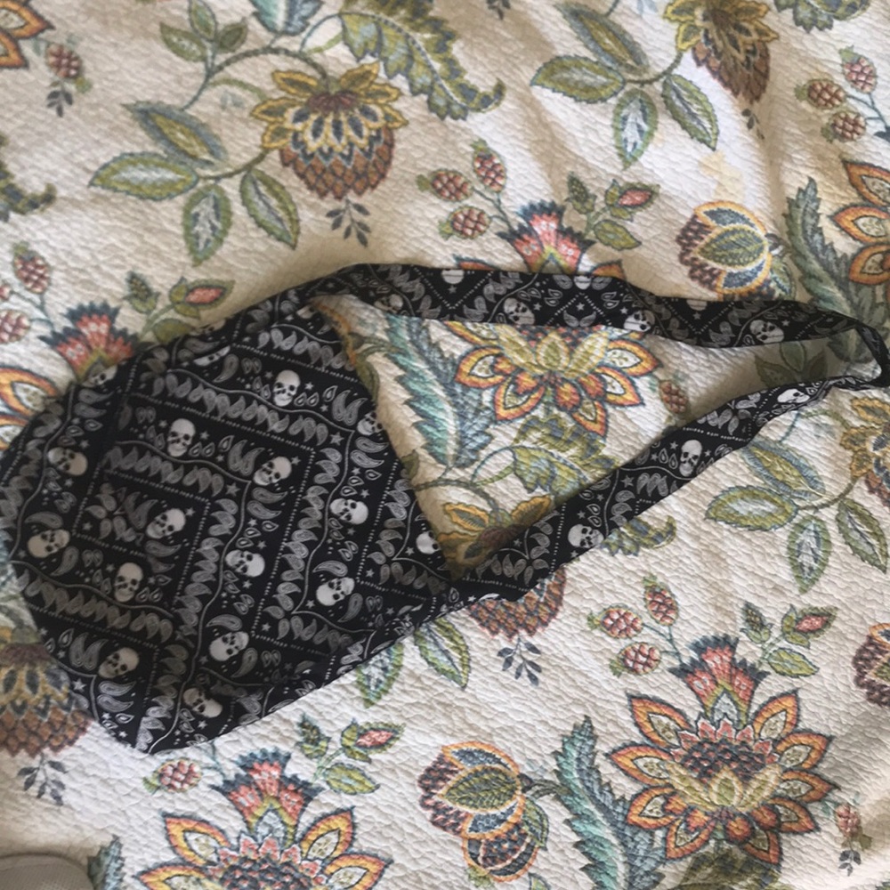 Handmade local artist messenger bag